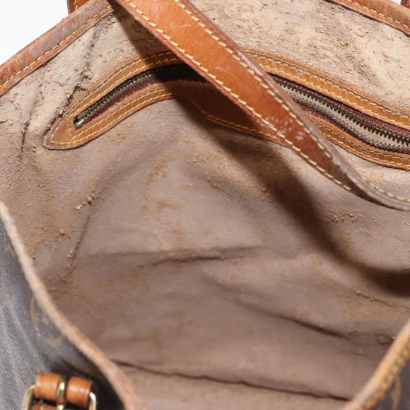 LOUIS VUITTON Monogram Bucket GM Shoulder Bag M42236 LV Auth 158033