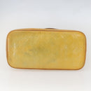 LOUIS VUITTON Monogram Vernis Houston Hand Bag Beige M91004 LV Auth 158036-5