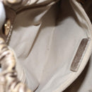 Salvatore Ferragamo Vala Hand Bag Leather Gold Auth 158040-20