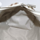 BURBERRY Nova Check Shoulder Bag PVC Light Blue Silver Auth 158044-19