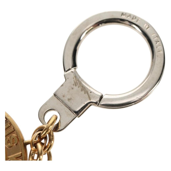 LOUIS VUITTON Porte Cles Chainne Key Holder metal T&B Gold M60076 Auth 158054V