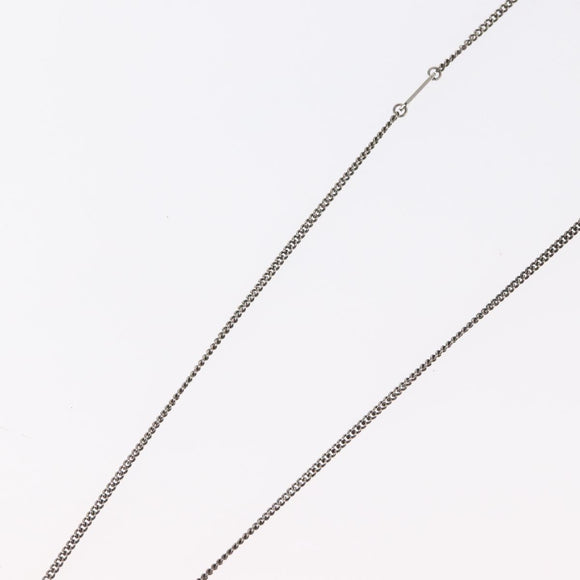 LOUIS VUITTON Collier Charms LV League LV Printed Initials Silver LV Auth 158055