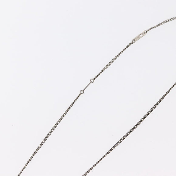 LOUIS VUITTON Collier Charms LV League LV Printed Initials Silver LV Auth 158055