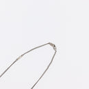 LOUIS VUITTON Collier Charms LV League LV Printed Initials Silver LV Auth 158055-11