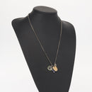 LOUIS VUITTON Collier Charms LV League LV Printed Initials Silver LV Auth 158055-15