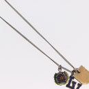 LOUIS VUITTON Collier Charms LV League LV Printed Initials Silver LV Auth 158055-4