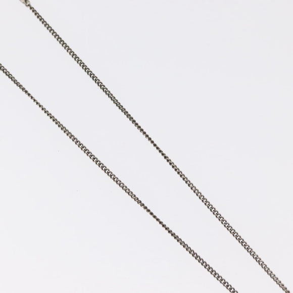 LOUIS VUITTON Collier Charms LV League LV Printed Initials Silver LV Auth 158055