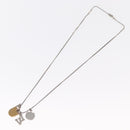 LOUIS VUITTON Collier Charms LV League LV Printed Initials Silver LV Auth 158055-8