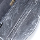 BALLY Hand Bag Leather Black Gold Auth 158057-12