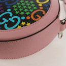 GUCCI GG Psychedelic Shoulder Bag PVC Multicolor Silver 603938 Auth 158059M-14