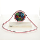 GUCCI GG Psychedelic Shoulder Bag PVC Multicolor Silver 603938 Auth 158059M-22