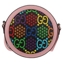 GUCCI GG Psychedelic Shoulder Bag PVC Multicolor Silver 603938 Auth 158059M-3