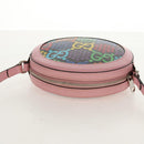 GUCCI GG Psychedelic Shoulder Bag PVC Multicolor Silver 603938 Auth 158059M-6