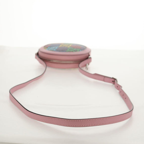 GUCCI GG Psychedelic Shoulder Bag PVC Multicolor Silver 603938 Auth 158059M