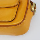 LOUIS VUITTON Monogram Vernis Christy MM Shoulder Bag Jaune M91108 Auth 158060-14