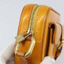 LOUIS VUITTON Monogram Vernis Christy MM Shoulder Bag Jaune M91108 Auth 158060-19