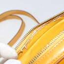 LOUIS VUITTON Monogram Vernis Christy MM Shoulder Bag Jaune M91108 Auth 158060-9