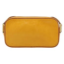 LOUIS VUITTON Monogram Vernis Christy MM Shoulder Bag Jaune M91108 Auth 158060-2