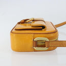LOUIS VUITTON Monogram Vernis Christy MM Shoulder Bag Jaune M91108 Auth 158060-3