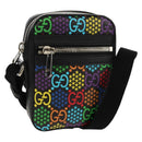 GUCCI GG Psychedelic Shoulder Bag Multicolor Silver 598103 Auth 158061M-1
