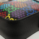 GUCCI GG Psychedelic Shoulder Bag Multicolor Silver 598103 Auth 158061M-14