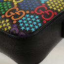 GUCCI GG Psychedelic Shoulder Bag Multicolor Silver 598103 Auth 158061M-16