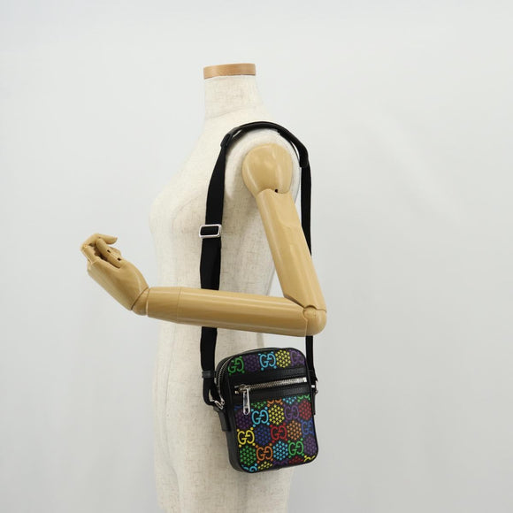 GUCCI GG Psychedelic Shoulder Bag Multicolor Silver 598103 Auth 158061M