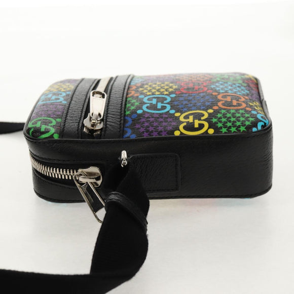 GUCCI GG Psychedelic Shoulder Bag Multicolor Silver 598103 Auth 158061M