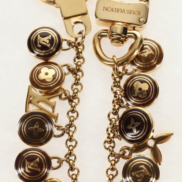 LOUIS VUITTON Porte Cles Chainne Pastille Key Holder metal M66172 Auth 158062V