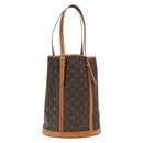 LOUIS VUITTON Monogram Bucket GM Shoulder Bag M42236 LV Auth 158063-1