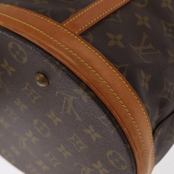 LOUIS VUITTON Monogram Bucket GM Shoulder Bag M42236 LV Auth 158063