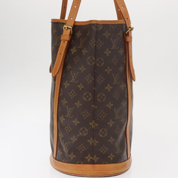 LOUIS VUITTON Monogram Bucket GM Shoulder Bag M42236 LV Auth 158063