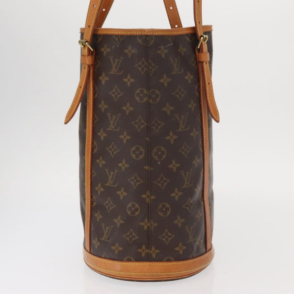 LOUIS VUITTON Monogram Bucket GM Shoulder Bag M42236 LV Auth 158063