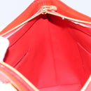LOUIS VUITTON Monogram Vernis Houston Hand Bag Rouge M91092 LV Auth 158071-21