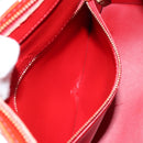 LOUIS VUITTON Monogram Vernis Houston Hand Bag Rouge M91092 LV Auth 158071-24