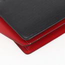 LOUIS VUITTON Epi Bicolor Varenne Hand Bag Black Red M52387 LV Auth 158074-17