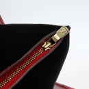 LOUIS VUITTON Epi Bicolor Varenne Hand Bag Black Red M52387 LV Auth 158074-9
