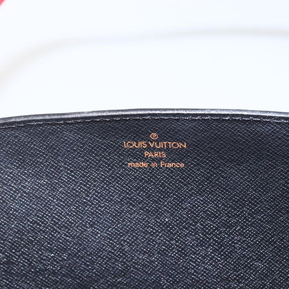 LOUIS VUITTON Epi Bicolor Varenne Hand Bag Black Red M52387 LV Auth 158074