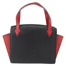 LOUIS VUITTON Epi Bicolor Varenne Hand Bag Black Red M52387 LV Auth 158074-2