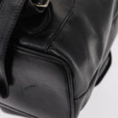GUCCI Bamboo Backpack Enamel Black Silver 003 2058 0016 Auth 158076-20