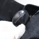 GUCCI Bamboo Backpack Enamel Black Silver 003 2058 0016 Auth 158076-12