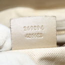 GUCCI GG Canvas Hand Bag 2way Beige Gold 269894 Auth 158077-12
