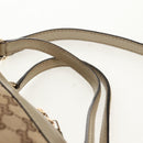 GUCCI GG Canvas Hand Bag 2way Beige Gold 269894 Auth 158077-14
