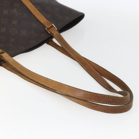LOUIS VUITTON Monogram Sac Shopping Tote Bag M51108 LV Auth 158078