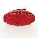 Christian Dior Shoulder Bag Leather Red Auth 158079V-6