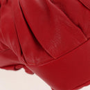 Christian Dior Shoulder Bag Leather Red Auth 158079V-19