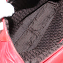 Christian Dior Shoulder Bag Leather Red Auth 158079V-10