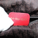 Christian Dior Shoulder Bag Leather Red Auth 158079V-11