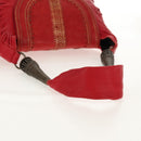 Christian Dior Shoulder Bag Leather Red Auth 158079V-8