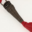 Christian Dior Shoulder Bag Leather Red Auth 158079V-14